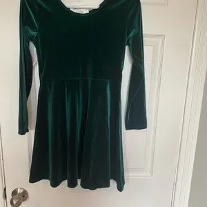 emerald green velvet skater dress A-Line Dark Green Spaghetti Straps Quinceanera Dress Zipper Back Satin –  VOS LEE